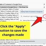 Google Docs How To Make Table Of Contents