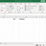 How To Do A Table In Excel