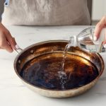 How To Get Burnt Oil Off A Pan