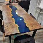How To Make A Table With Resin And Wood