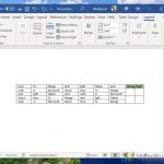 How To Add Rows And Columns In Word