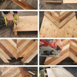 How To Make A Chevron Table Top