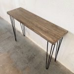 How To Make A Console Table With Hairpin Legs