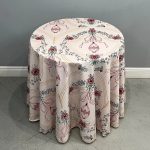 How To Make A Round Tablecloth From A Rectangle