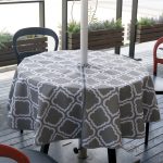 How To Make A Tablecloth With Umbrella Hole