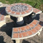 How To Make Concrete Table With Wood Inlay