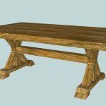 How To Make Cross Legs For Table