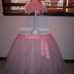 How To Make Table Skirt With Tulle