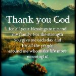 Thank You Quotes God Blessing