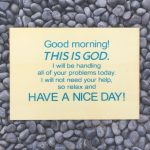 Good Morning God Inspirational Messages